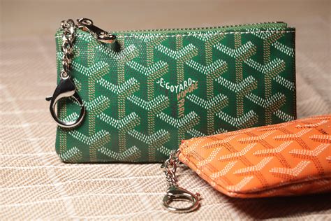 goyard keychain blue|goyard keychain wallet.